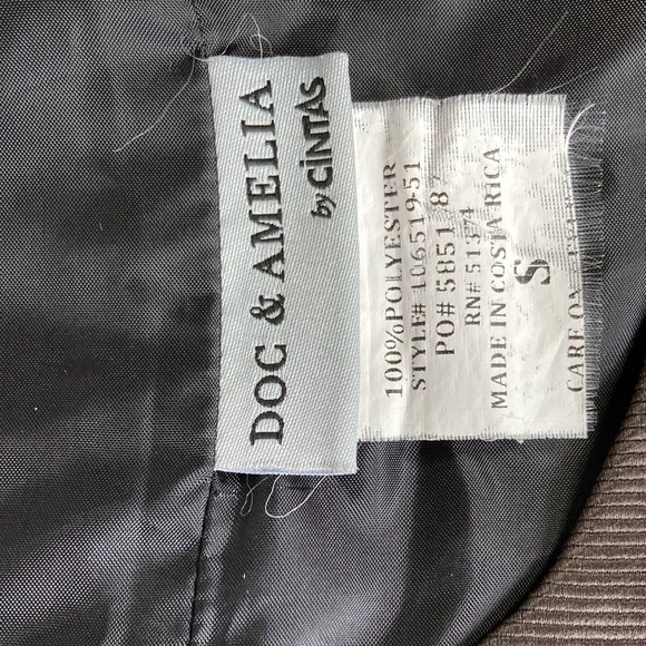 Doc & Amelia by cintas shiny black unisex vest - Picture 6 of 7
